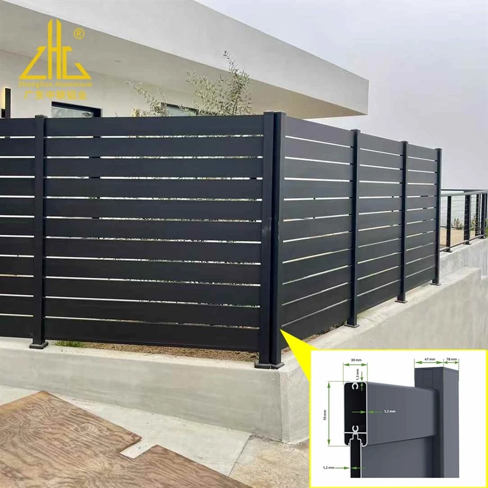 China Factory Wholesale 6063 Aluminum Fence Panels